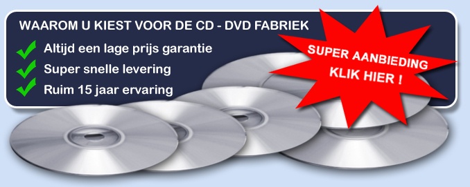 DVD Drukken bij de CD Drukkerij